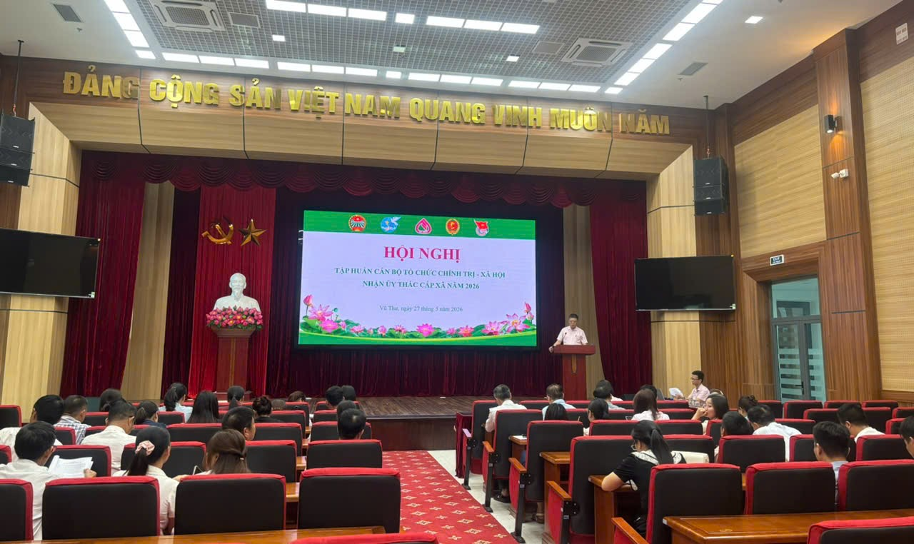 Tập huấn công tác uỷ thác giữa Ngân hàng Chính sách xã hội với các tổ chức chính trị - xã hội